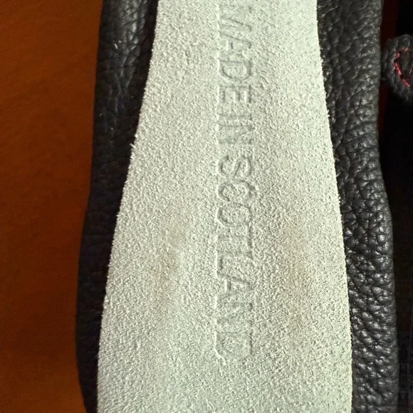 NEW. US 10 Highland Dance Shoes Ghillie  Leather Dance Shoes with Red stitching - Picture 3 of 6